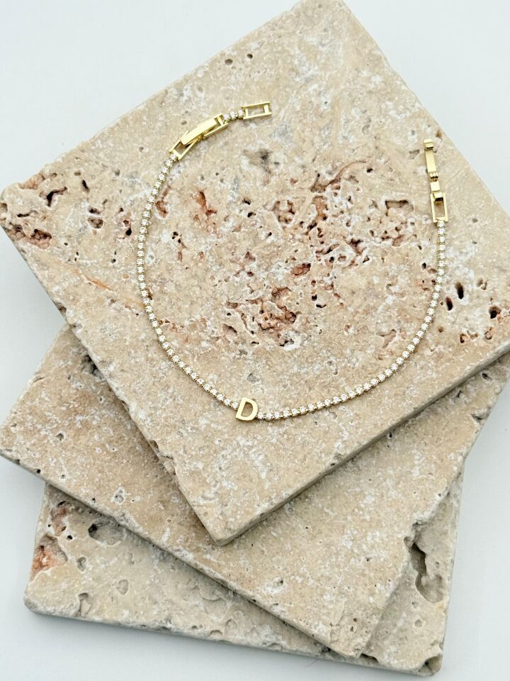 Waterway Letter Bracelet // WRIST-6036