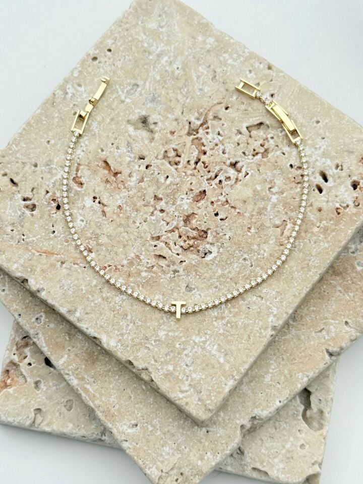 Waterway Letter Bracelet // WRIST-6045