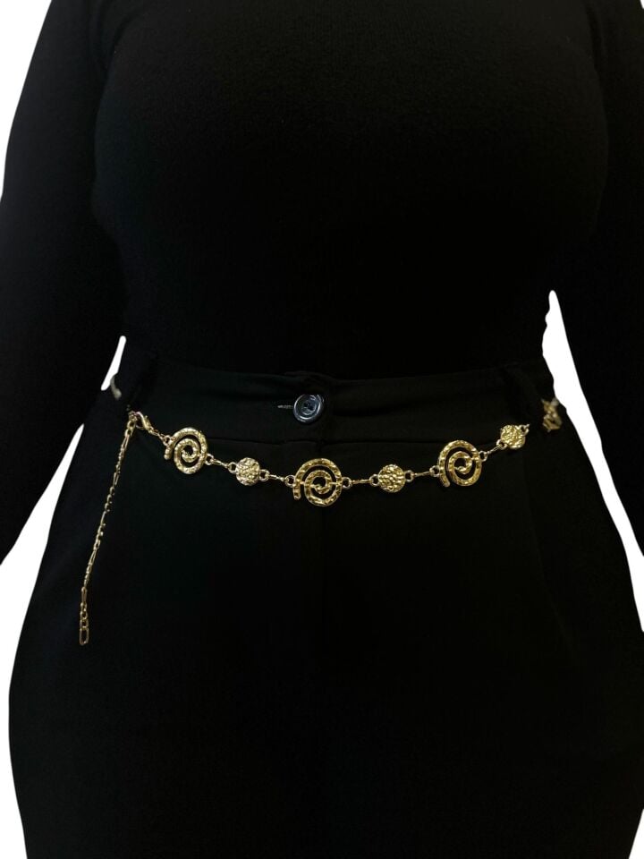 Desenli Bel Kemeri Zincir Kemer // PİER-100