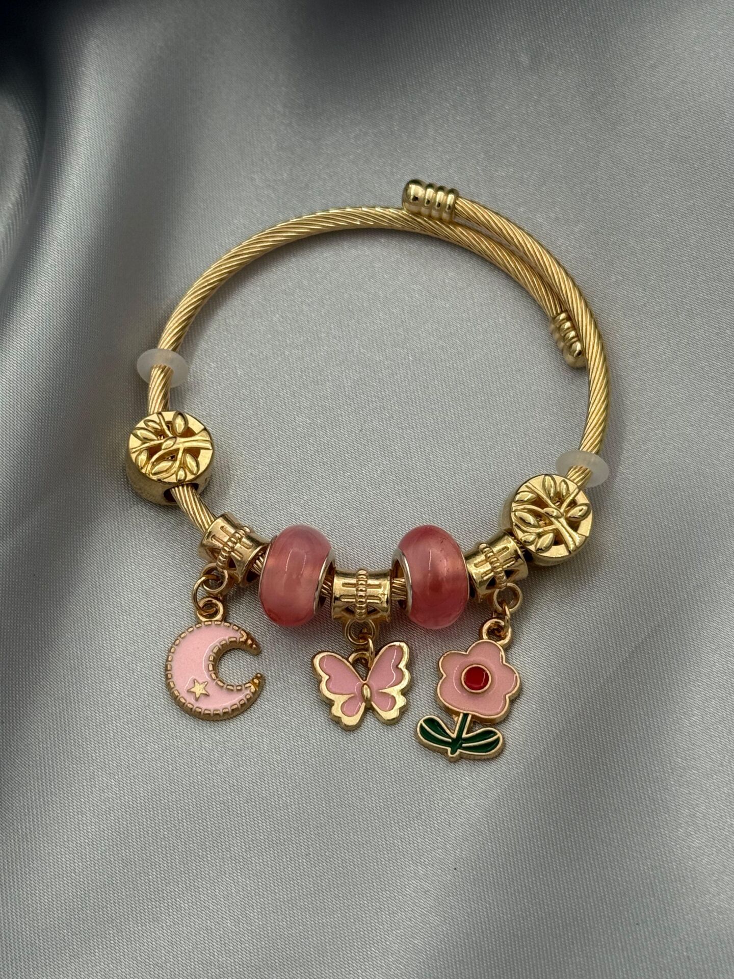 Çelik Gold PNDR Bileklik // PANDORA-1031