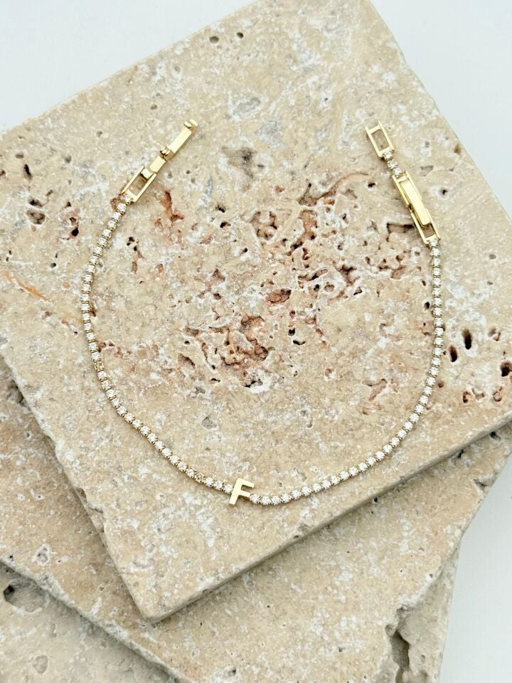 Waterway Letter Bracelet // WRIST-6038