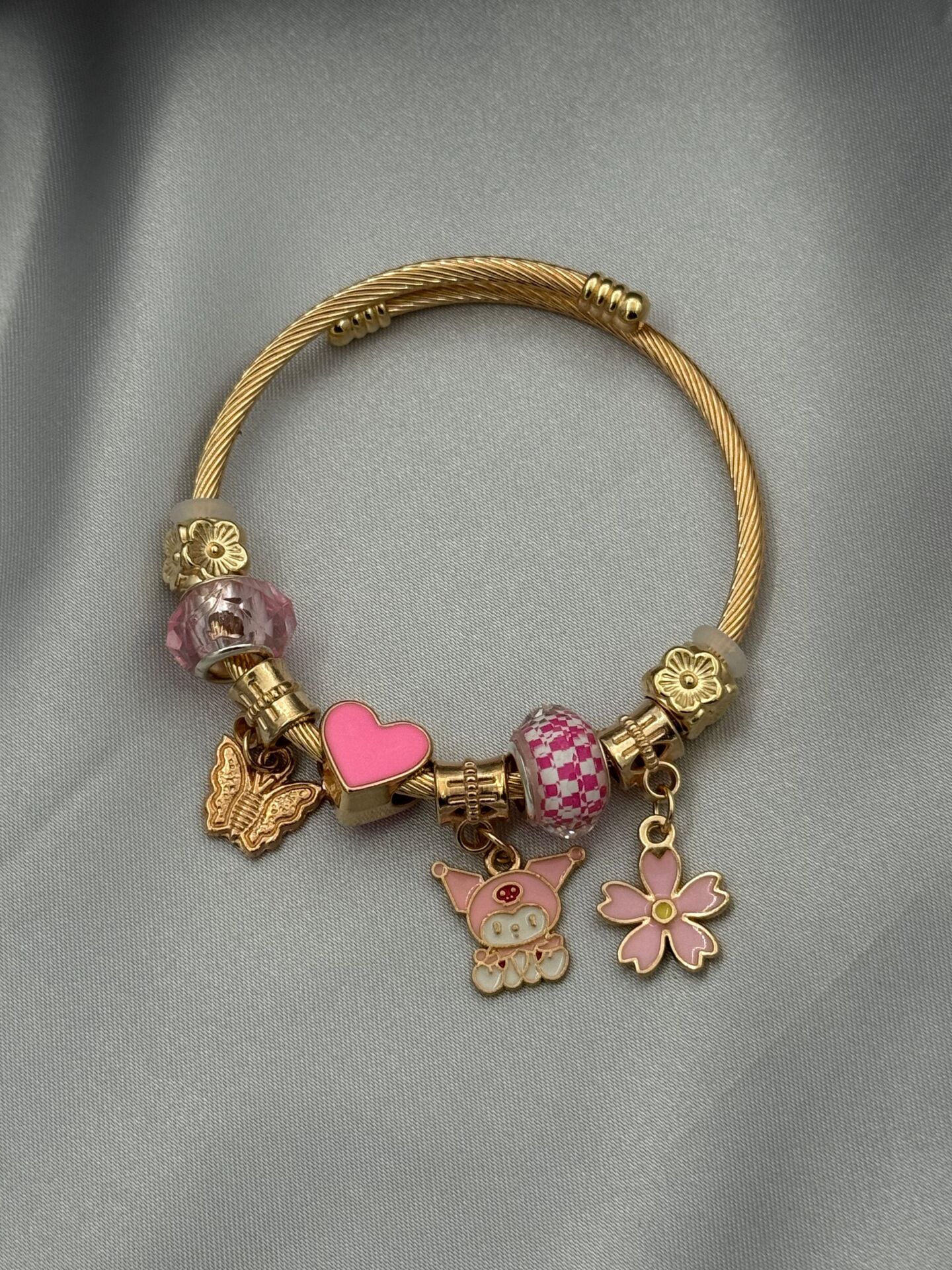 Çelik Gold PNDR Bileklik // PANDORA-1034