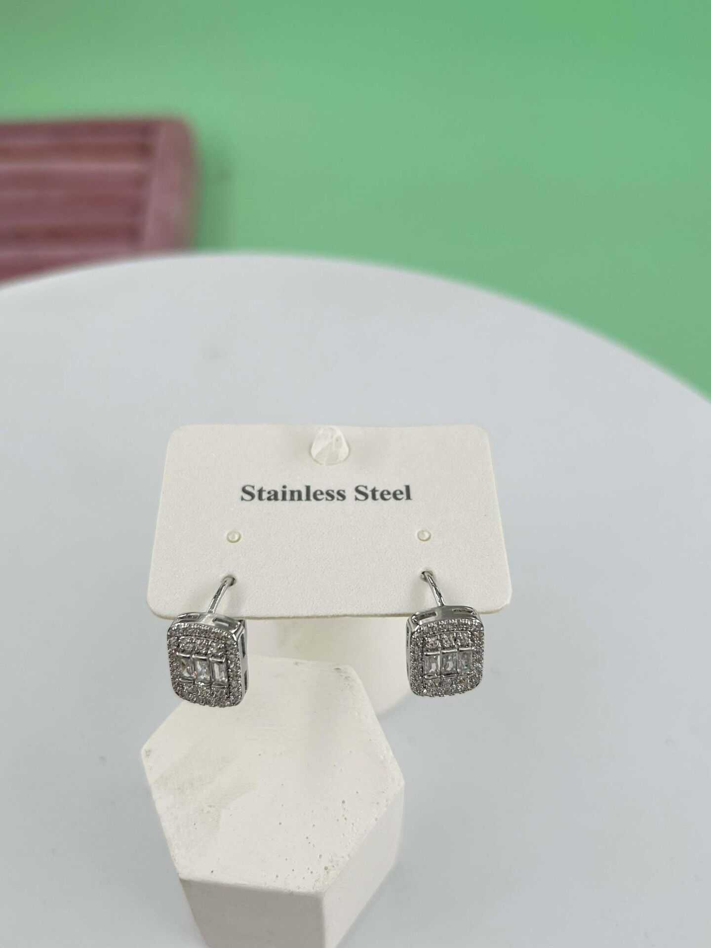 Çelik Silver Küpe// KÜPE-3259