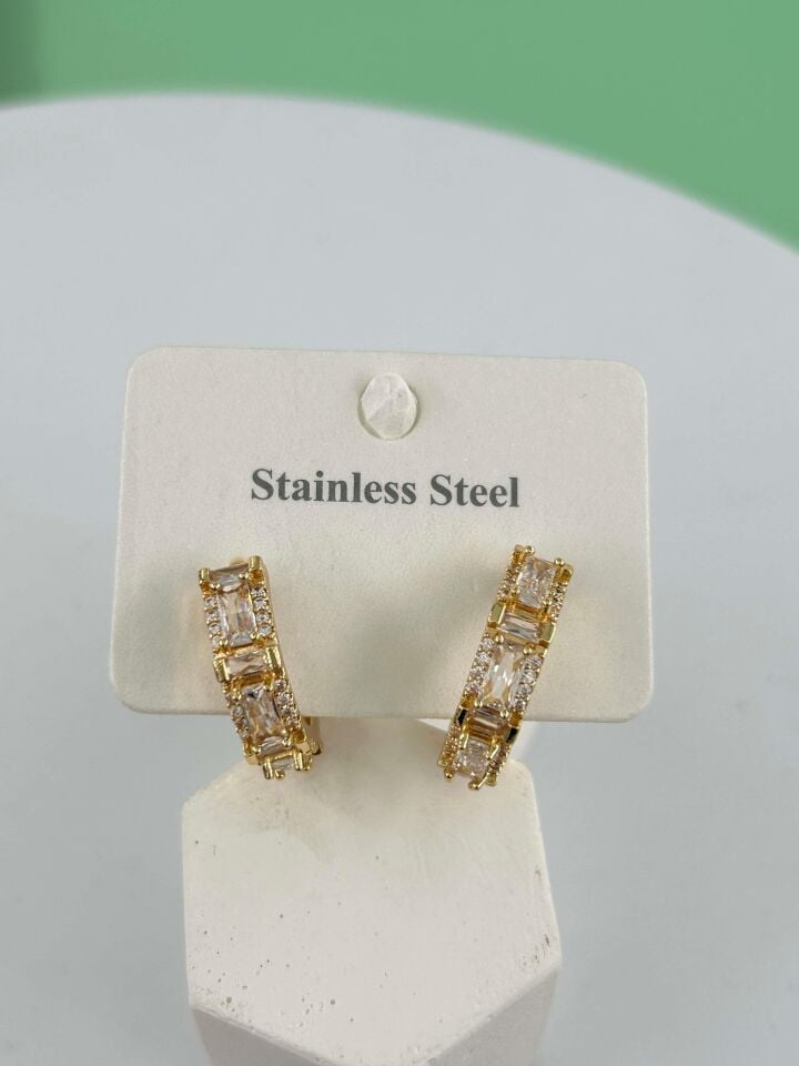 Steel 14K Earring// EARRINGS-3268