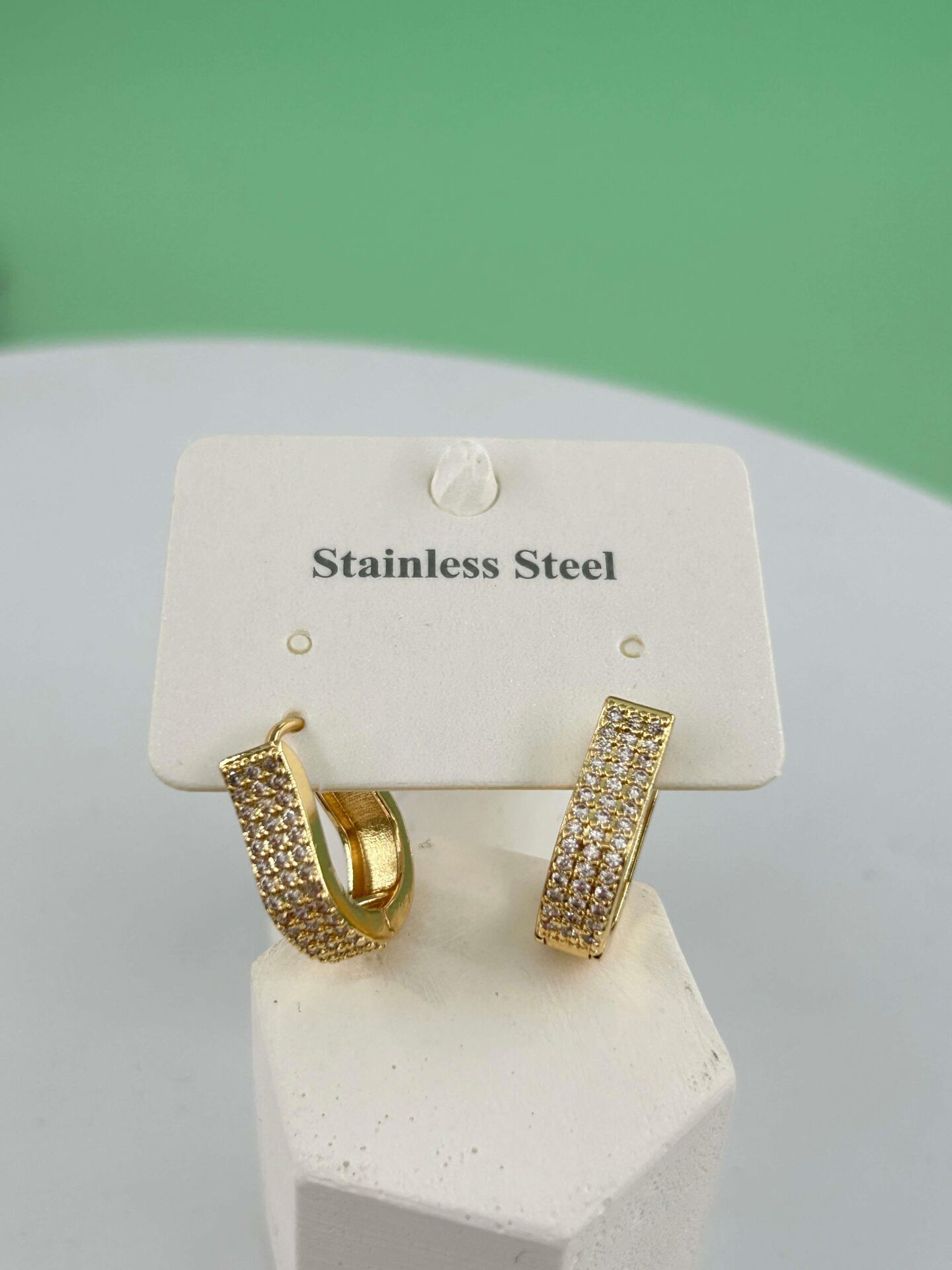 Stahl 14K Ohrring// OHRRINGE-3271