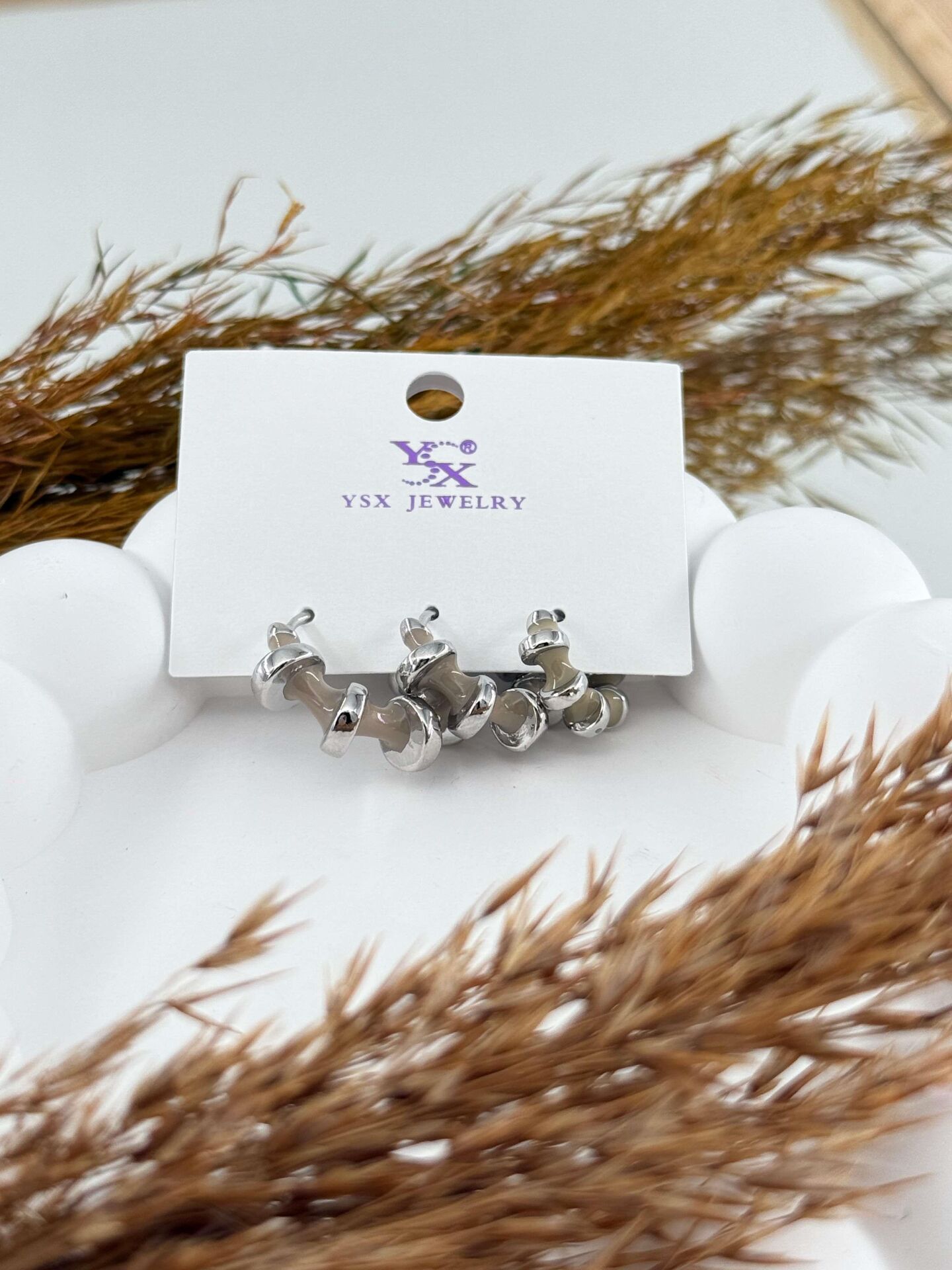 YSX 3'lü Set Küpe // ITHAL-2856