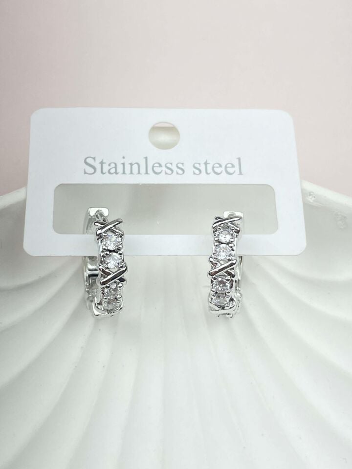 Steel X Earring // EARRING-2315