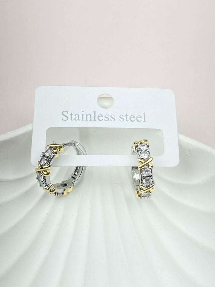 Steel X Earring // EARRING-2317