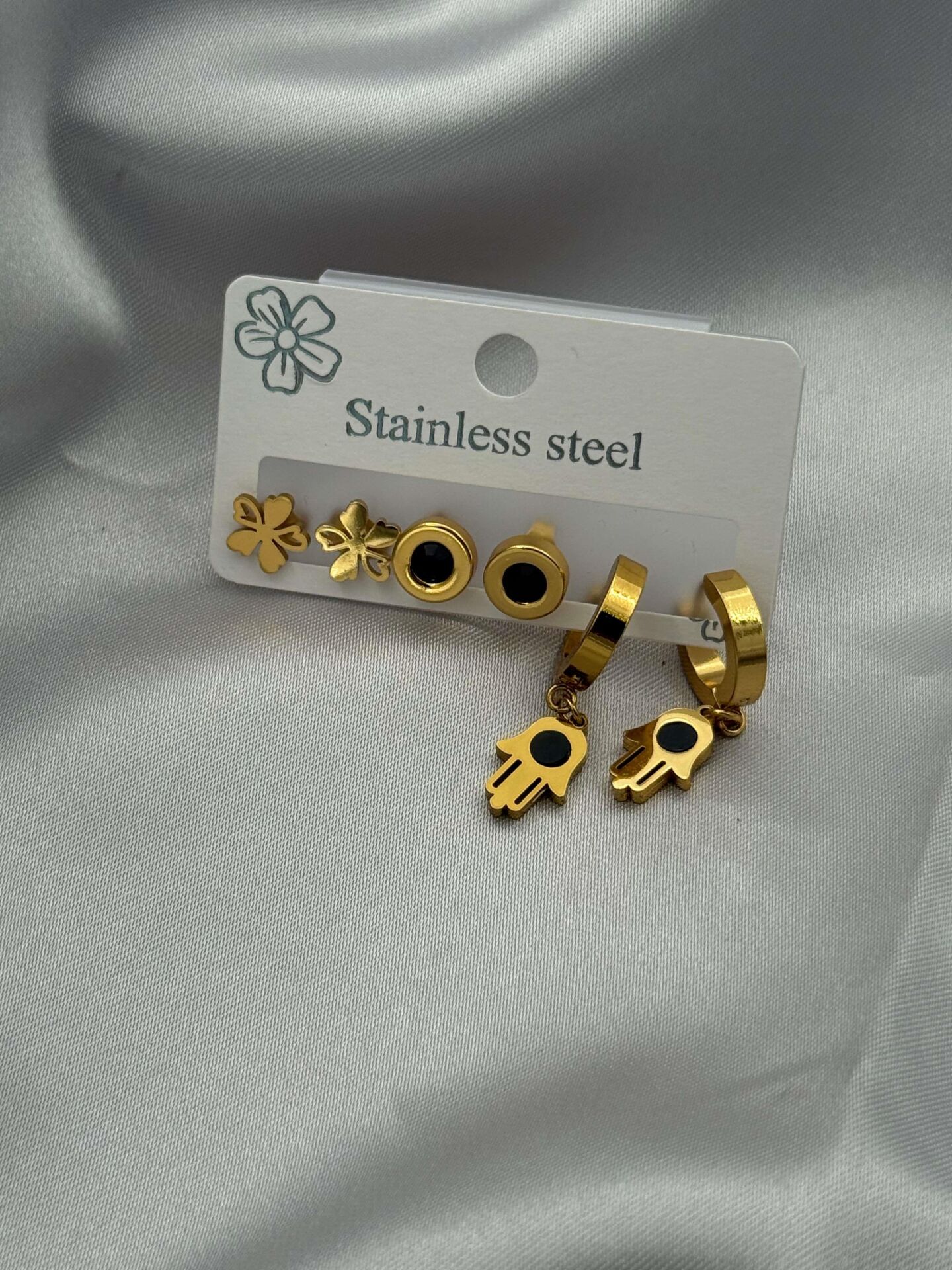 Steel Set Earring // EARRING-3537