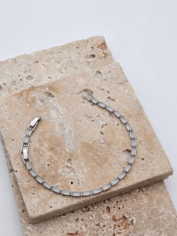 Çelik Su Yolu Bileklik // BILEK-6202