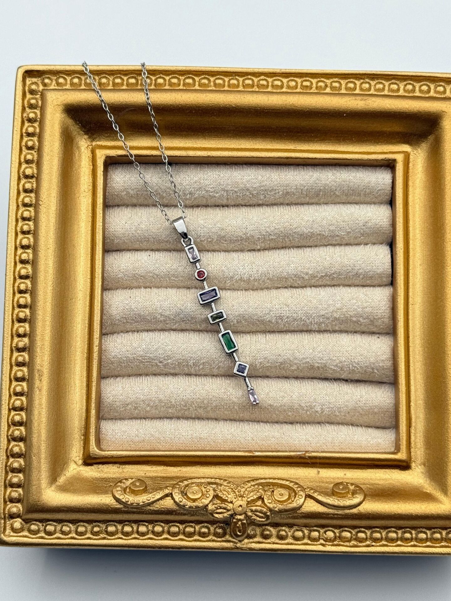 Stahl Y Halskette // NECKLACE-5758