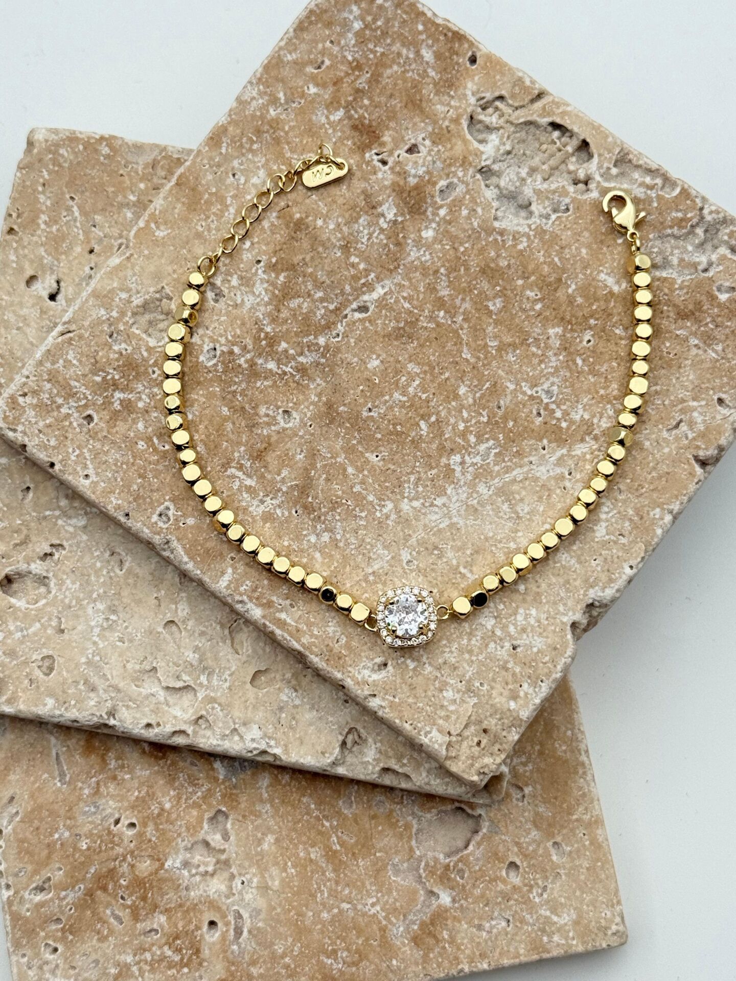 14K CM Bileklik // BILEK-5845