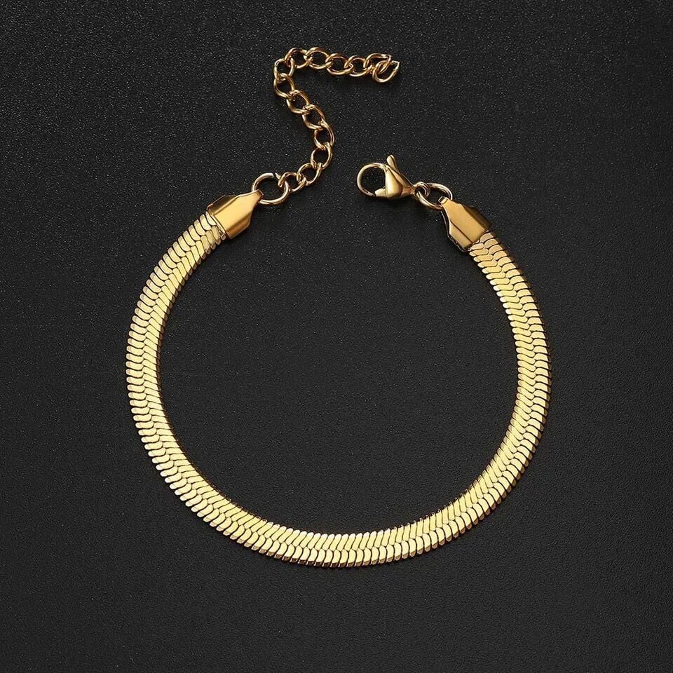 Steel Gold Italian Bracelet