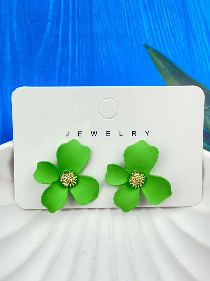 VIP Colorful Flower Earrings // IMPORT-2089