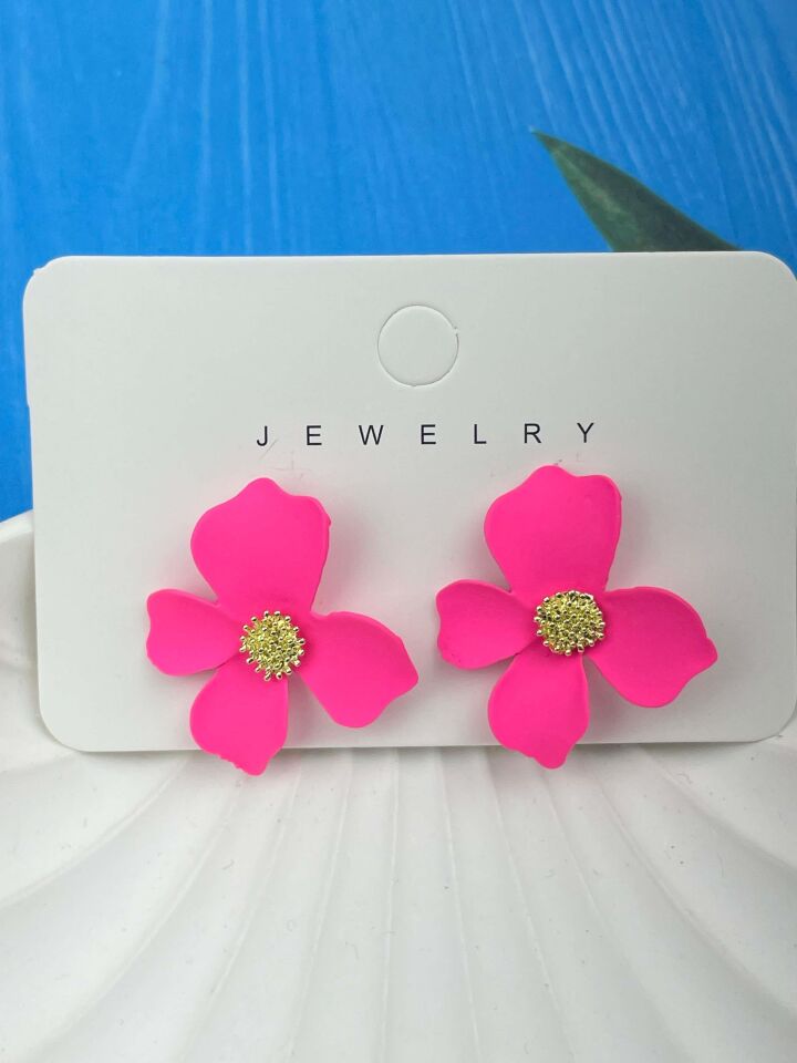 VIP Colorful Flower Earrings // IMPORT-2092