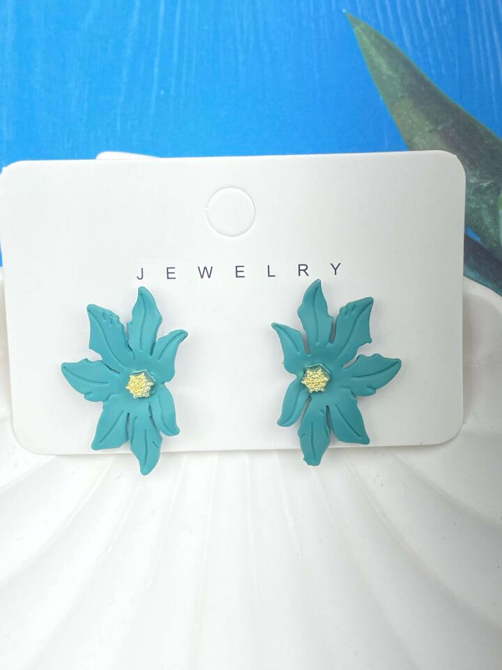 VIP Colorful Flower Earrings // IMPORT-2082