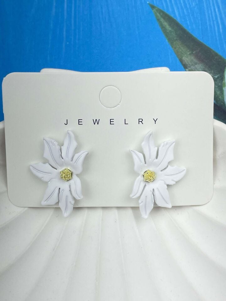 VIP Colorful Flower Earrings // IMPORT-2084