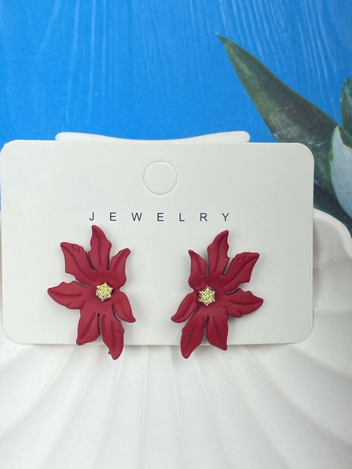 VIP Colorful Flower Earrings // IMPORT-2085