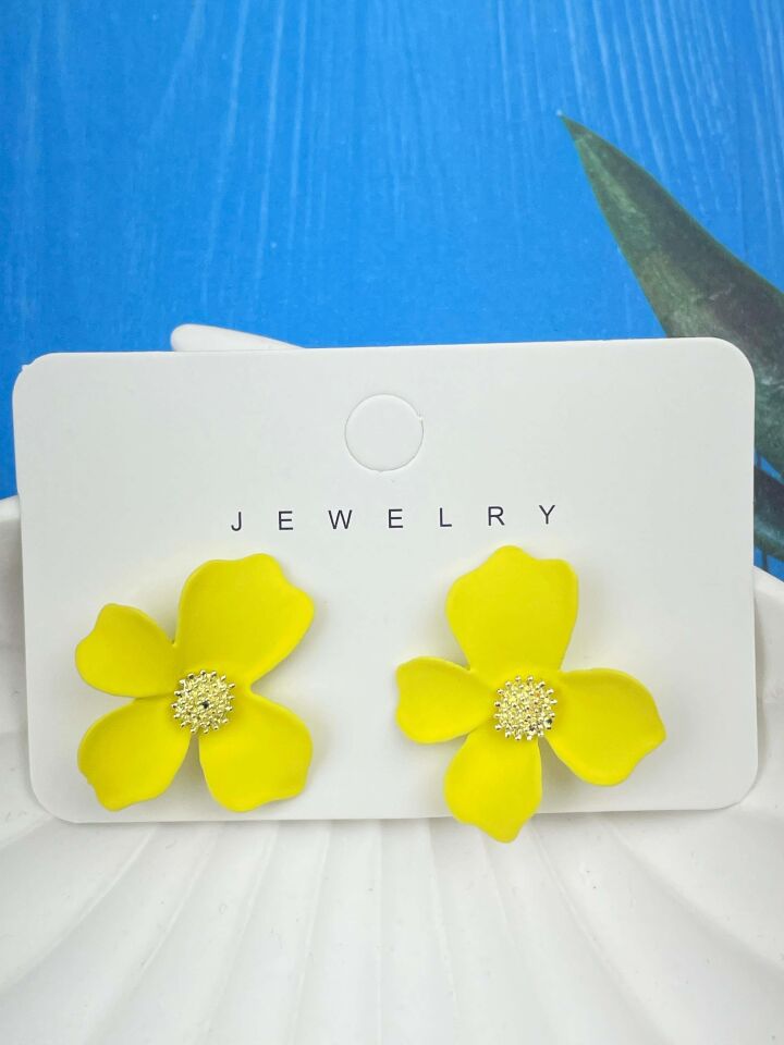 VIP Colorful Flower Earrings // IMPORT-2087