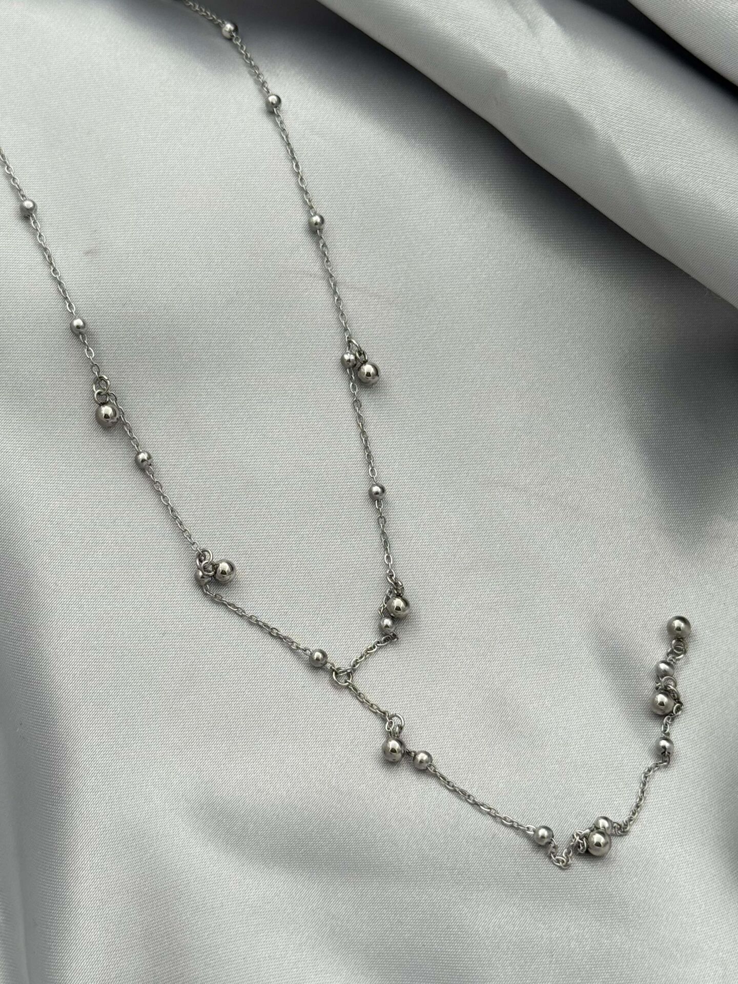 Steel Y Necklace 45cm // NECKLACE-4928