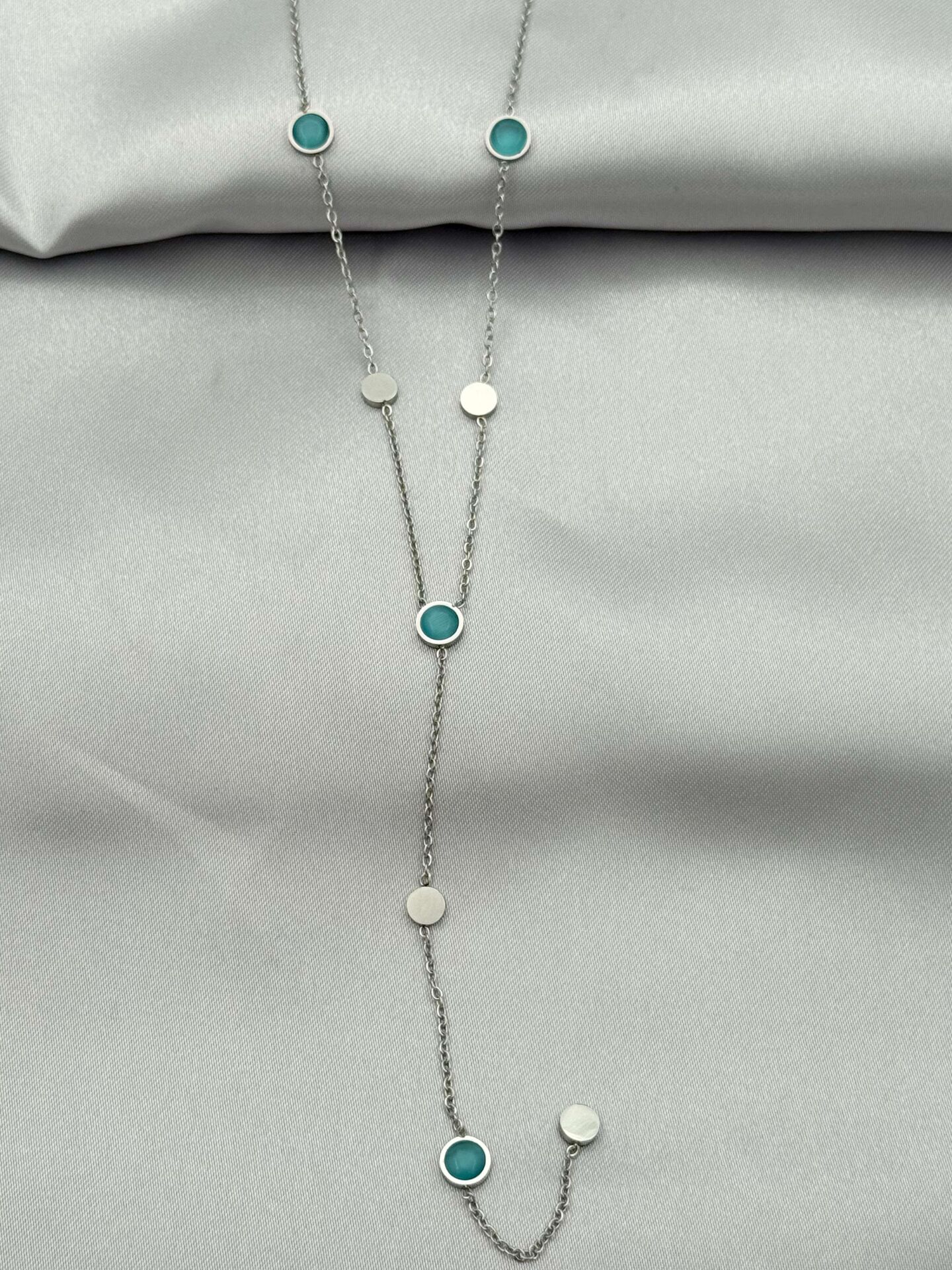 Steel Y Necklace 45cm // NECKLACE-4966