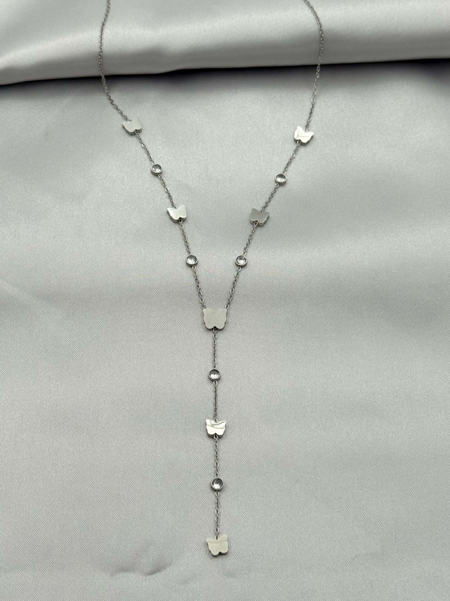 Çelik Y Kolye 45cm // KOLYE-4986