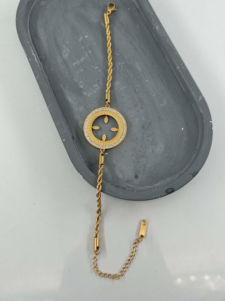 Steel Quarter Bracelet // BILEK-4790