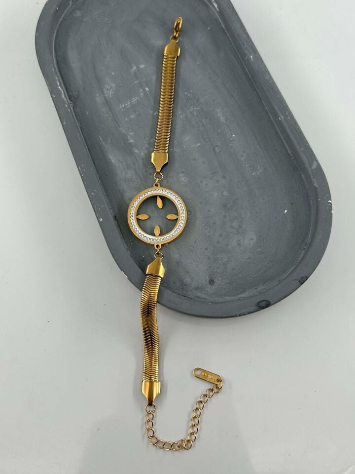 Steel Quarter Bracelet // BILEK-4791