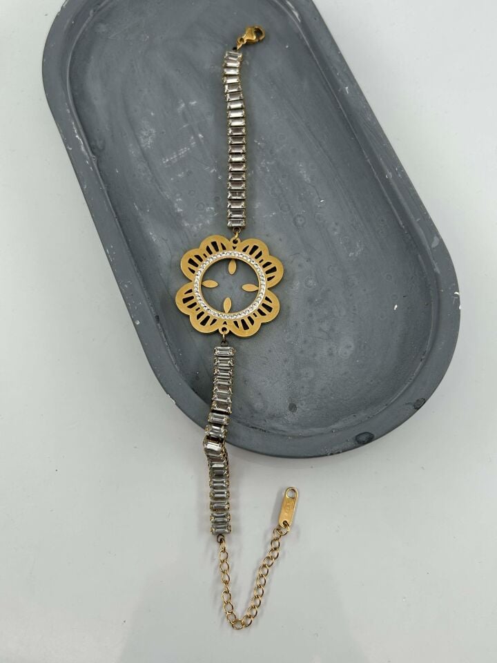 Steel Quarter Bracelet // BILEK-4792