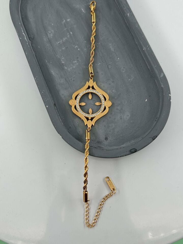 Steel Quarter Bracelet // BILEK-4793