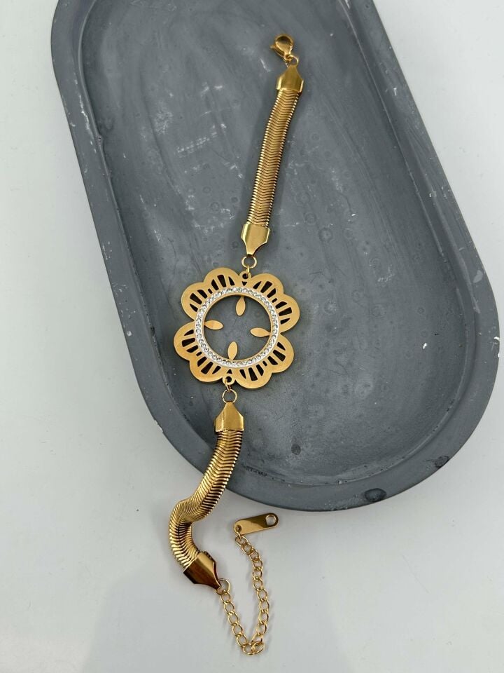 Steel Quarter Bracelet // BILEK-4794