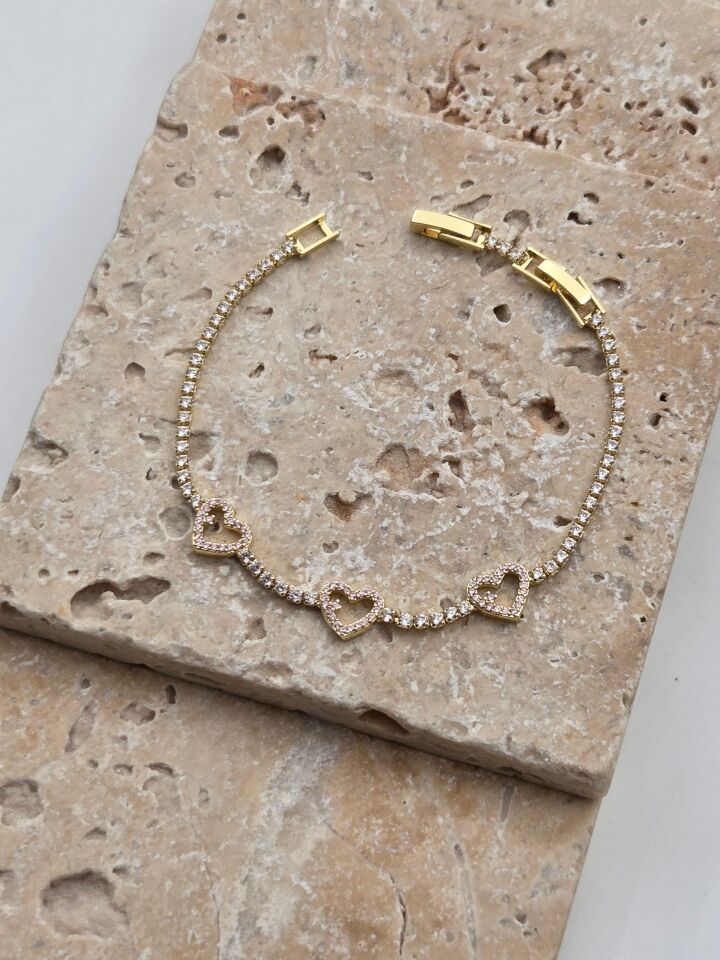 Çelik Motifli Su Yolu Bileklik // BILEK-6400