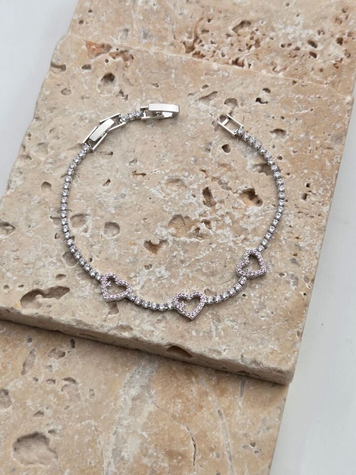 Çelik Motifli Su Yolu Bileklik // BILEK-6406