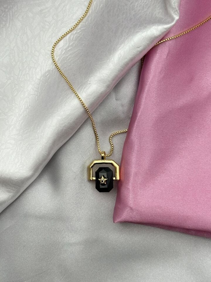 Stahlkette 45cm // HALSKETTE-5593