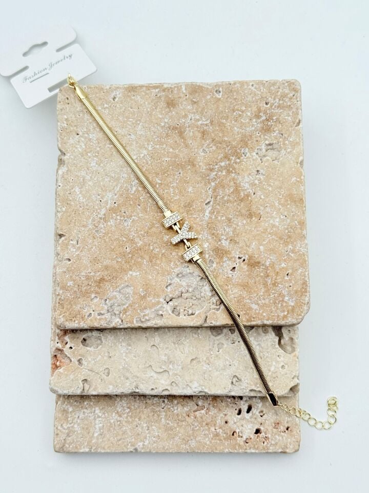 VIP Letter Bracelet // WRIST-6023