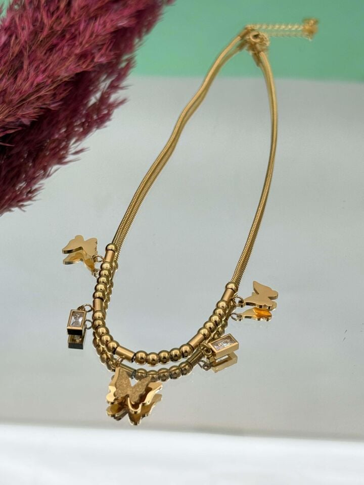 Çelik Kolye 45cm // KOLYE-4758