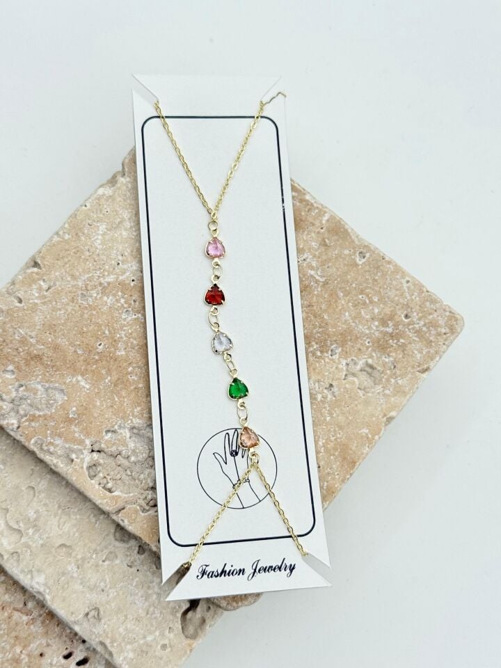 VIP Colorful Stone Heart Shahmaran // WRIST-6029