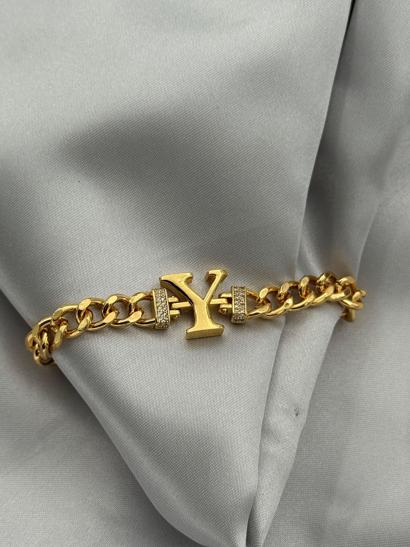 Çelik Harf Bileklik // BILEK-5481