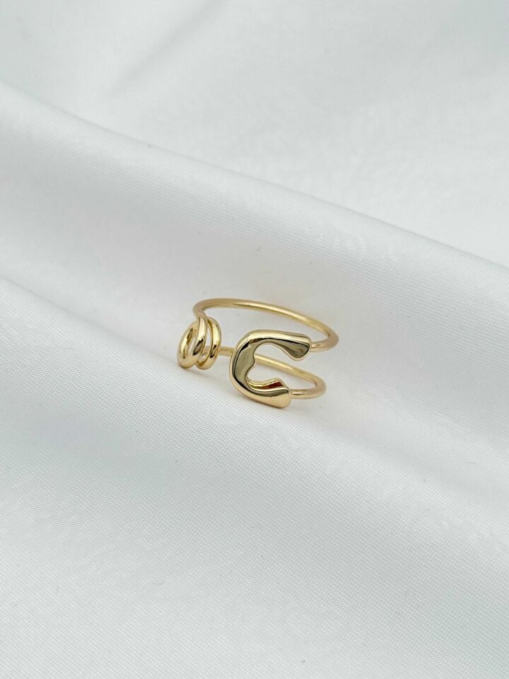 Çelik Vintage Yüzük (Ayarlanabilir) // YÜZÜK-2319