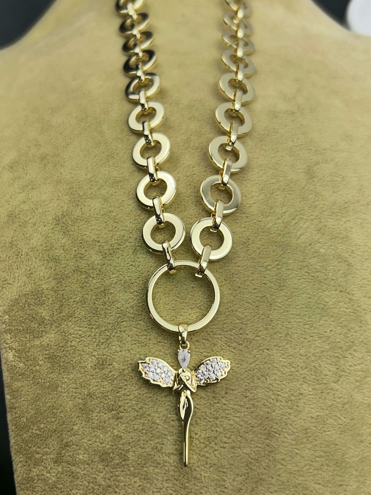 14K FULLY Kolye // KOLYE-3927