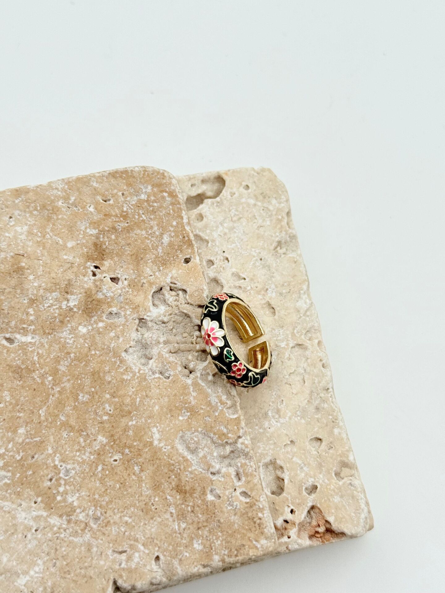 Steel Enamel Ring // RING-1910