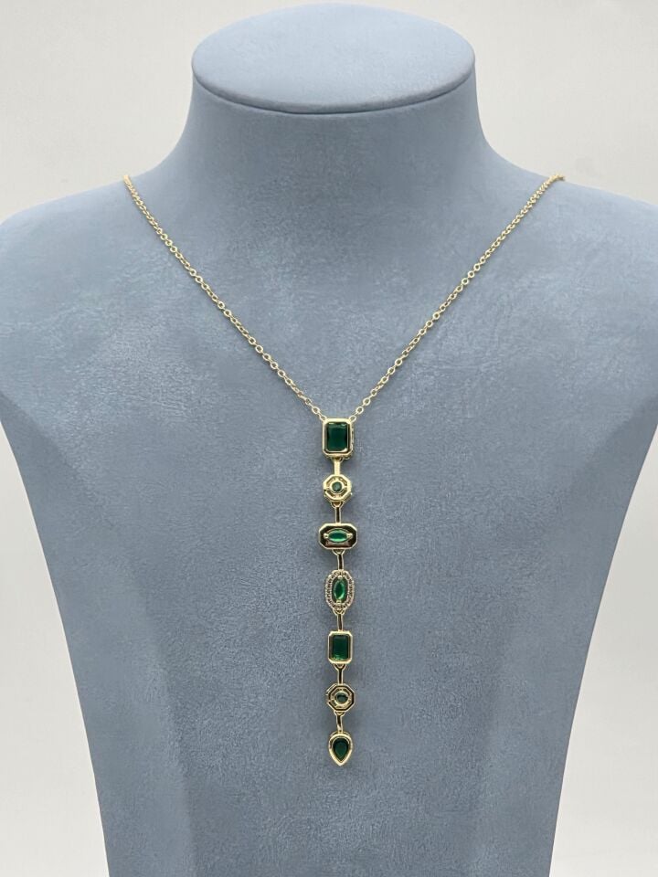 Stahl Y-Modell Halskette // NECKLACE-5850