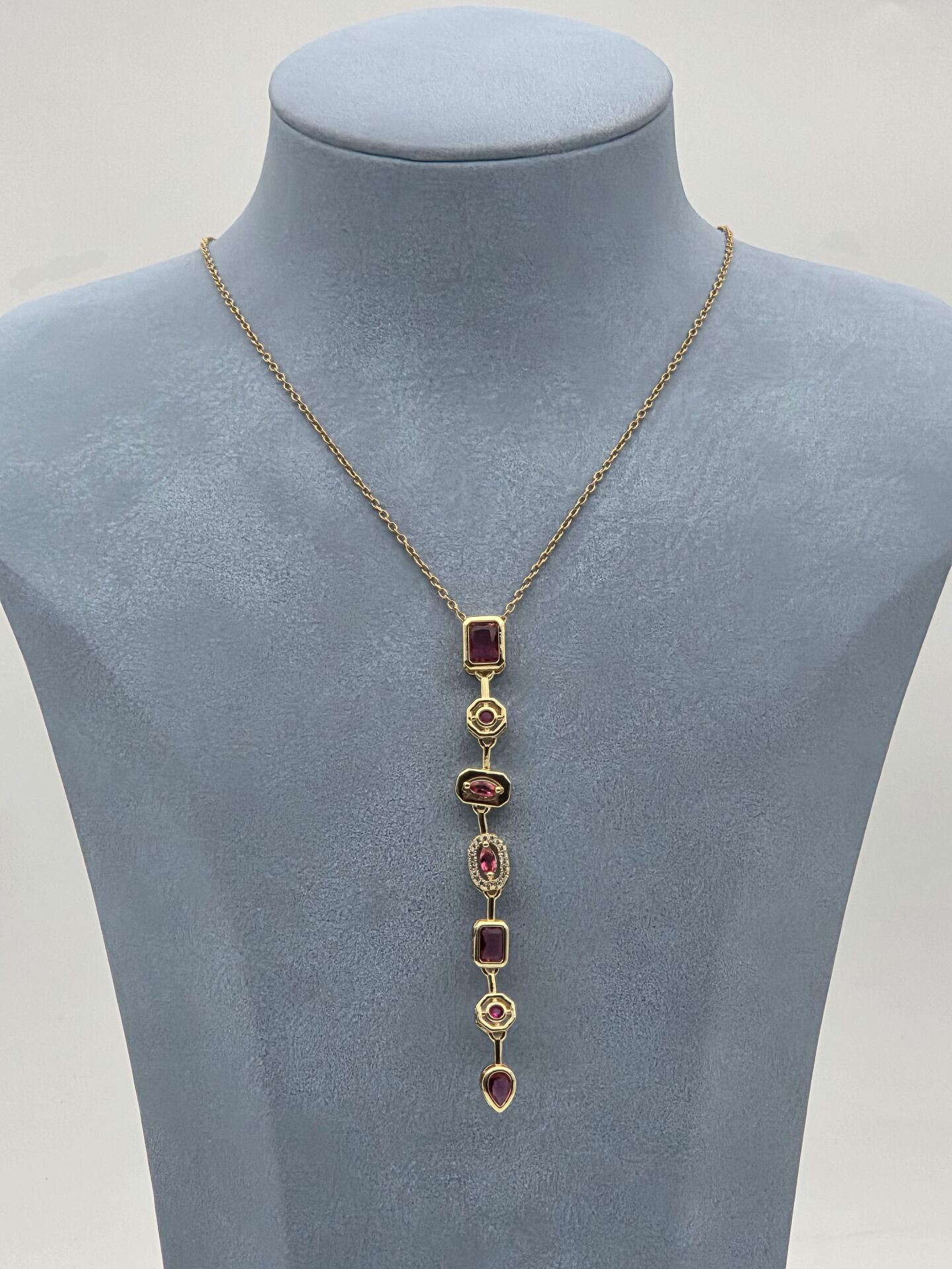 Stahl Y-Modell Halskette // NECKLACE-5851