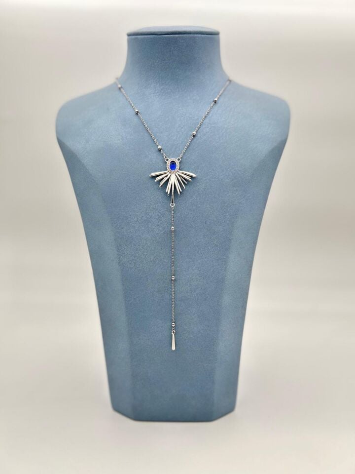 Stahl Y-Modell Halskette // NECKLACE-5852