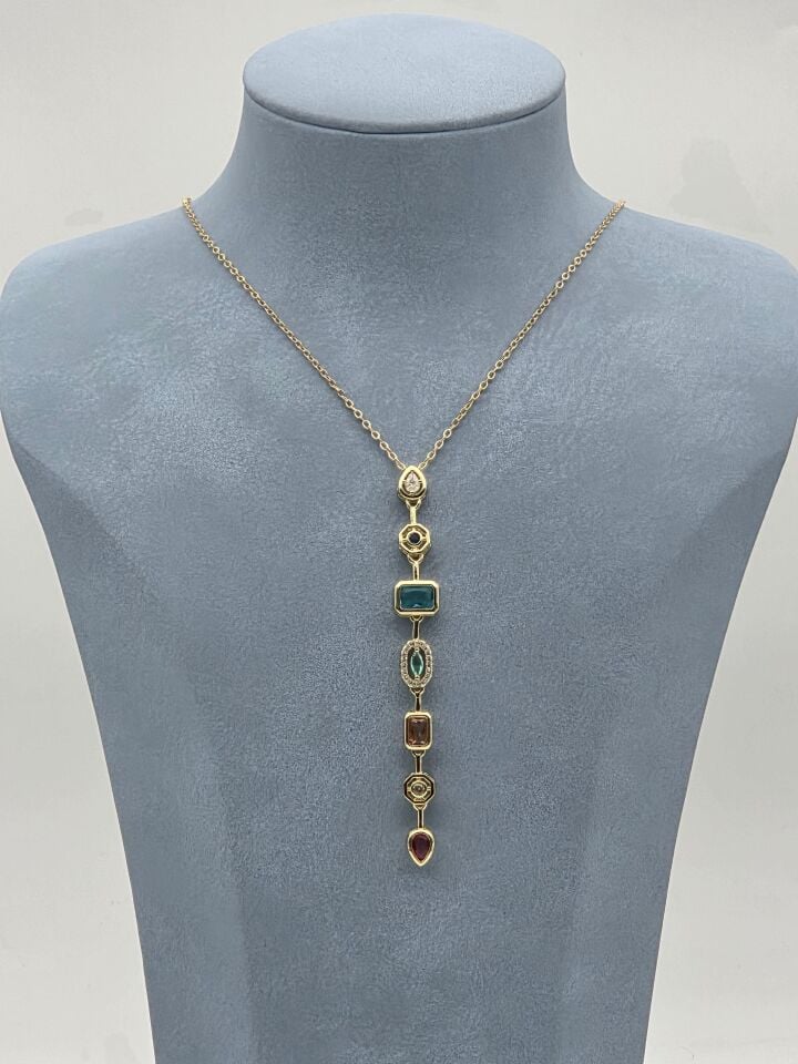 Stahl Y-Modell Halskette // NECKLACE-5853