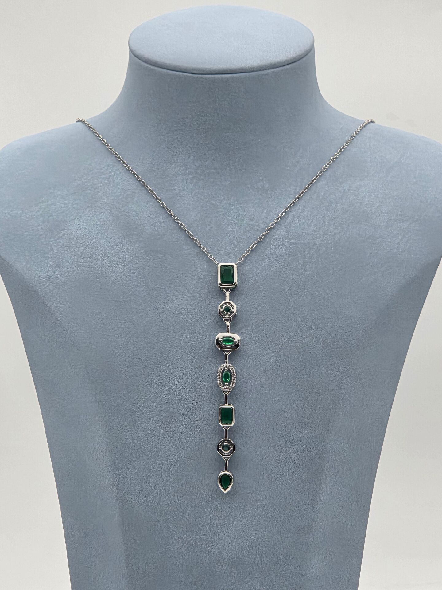 Stahl Y-Modell Halskette // NECKLACE-5854