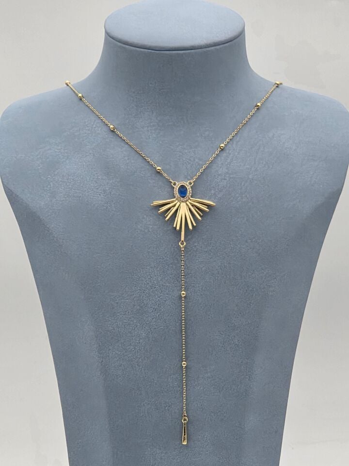 Stahl Y-Modell Halskette // NECKLACE-5855