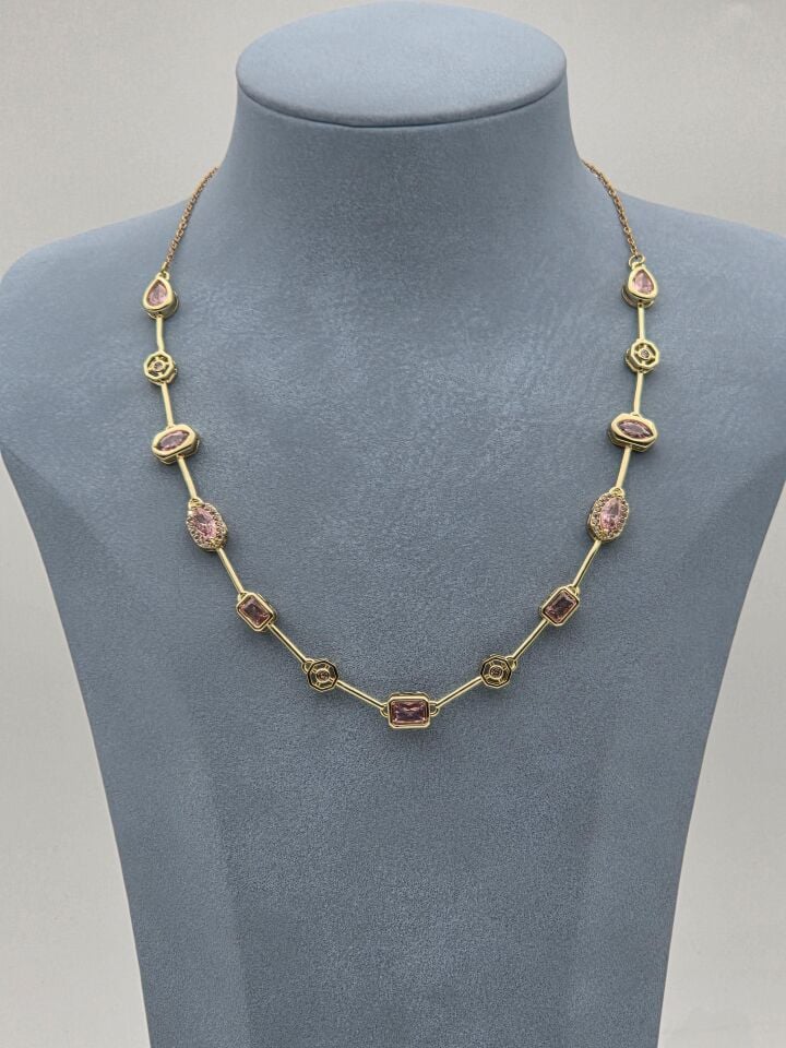 Çelik Motifli Kolye // KOLYE-5857