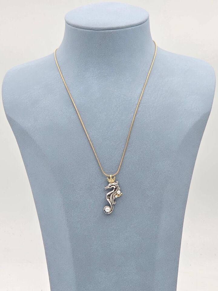 Stahlkette 45cm // HALSKETTE-5965