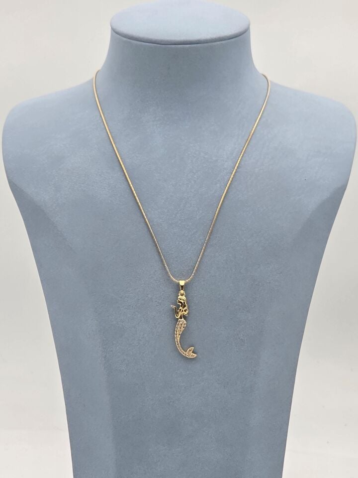 Stahlkette 45cm // HALSKETTE-5971